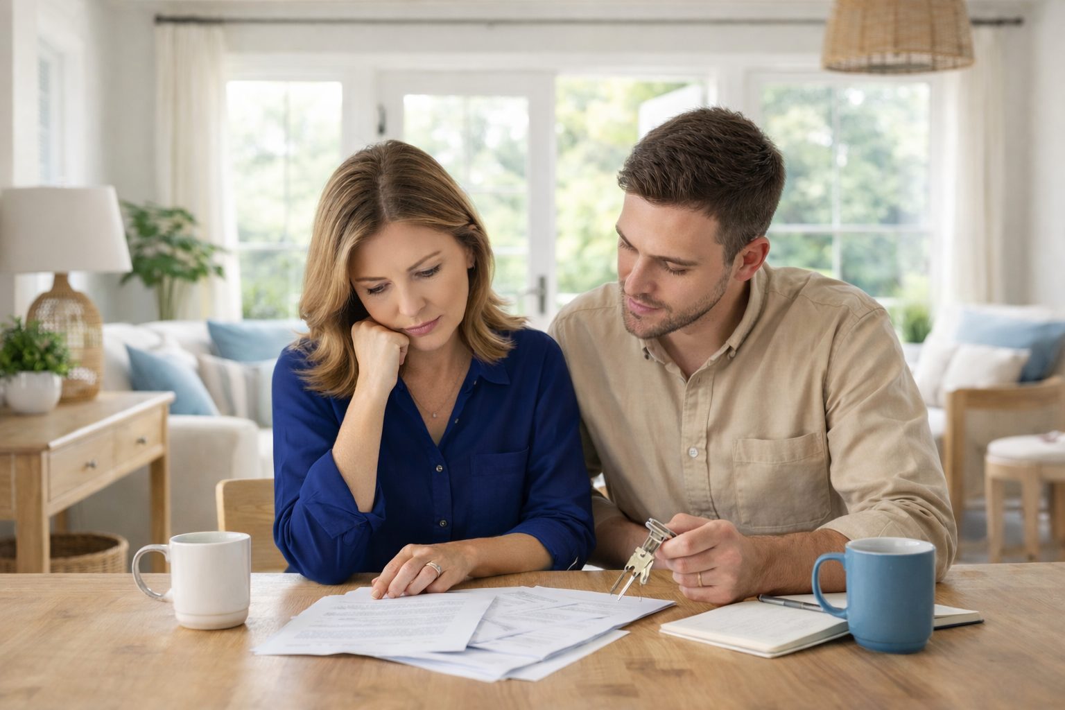 First-time home buyer making a thoughtful, confident decision